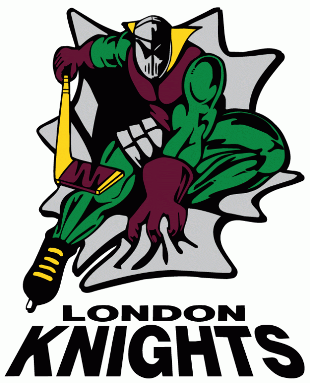 London Knights 1994 95-2001 02 Primary Logo vinyl decal